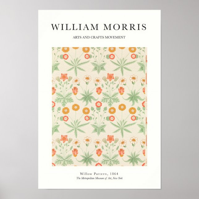 Póster Retro Flower (Frente)