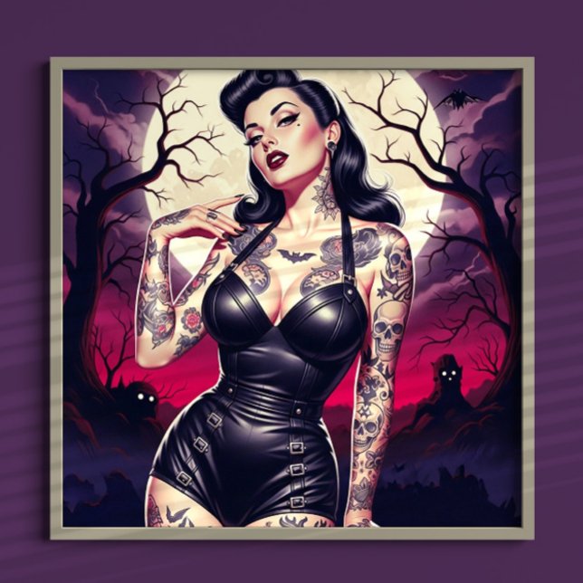 Póster Retro Gothic Girl (Subido por el creador)