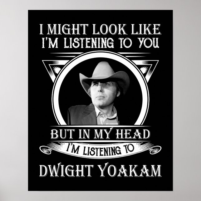 Póster Retro Gracioso Dwight Yoakam's Gift Men.png (Frente)