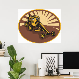 Póster Retro Grader