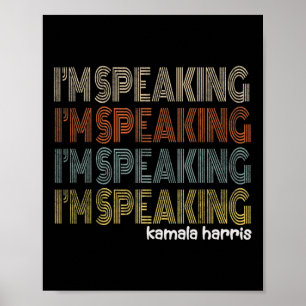 Póster Retro Hablo Kamala Harris Joe Biden 2020 Gi