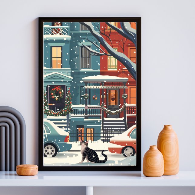 Póster Retro ilustrativo de la ciudad de Nueva York (Subido por el creador)