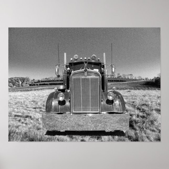 Póster Retro Kenworth Frontal (edición #1) (Frente)