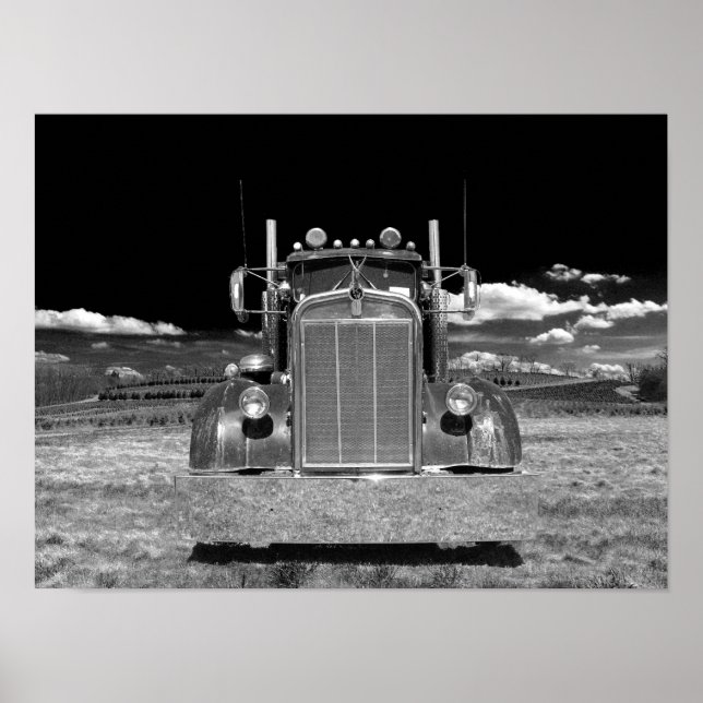 Póster Retro Kenworth Frontal (edición #2) (Frente)