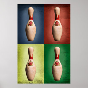 Póster Retro King Pins