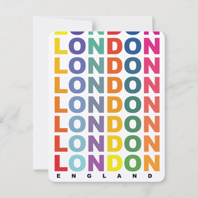 Póster retro Londres Inglaterra (Anverso)