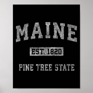Póster Retro Maine