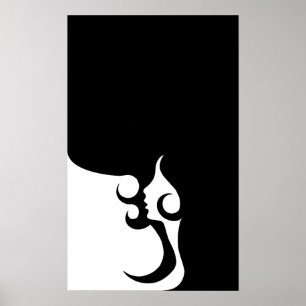 Póster Retro Mod Woman