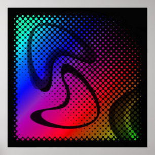 Póster Retro moderno