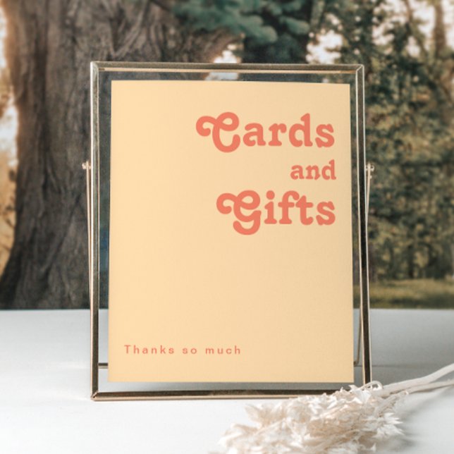 Póster Retro Moderno | Letrero de Tarjetas y Regalos Crem (Subido por el creador)