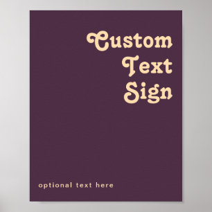 Póster Retro moderno Personalizado de tarjetas y regalo