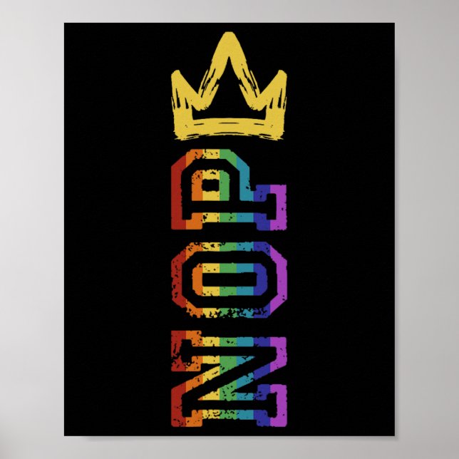 Póster Retro No Reyes No Protesta Camisa De Rótulo Para H (Frente)
