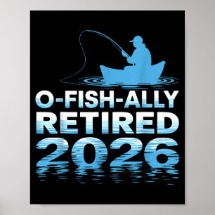Póster Retro O-pescador-amente Retirado 2026 Pescador Pes
