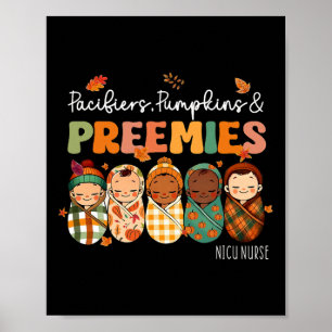 Póster Retro Pacificadores Calabazas Premisas Día de Acci