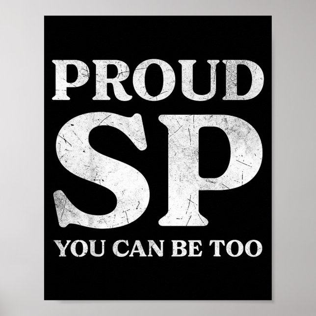 Póster Retro Proud Sp Anti Scientology Funny Quote Idea  (Frente)
