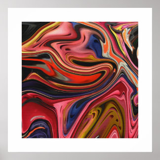 Póster Retro psicodélico