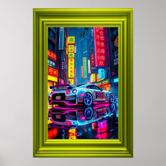 Póster Retro Ride in Urban Light (Frente)