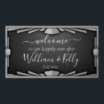 Póster Retro Roaring Estilo Art Deco de 20 Elegante negro<br><div class="desc">La elegancia negra estilo Art Déco de los años 20. Personalizar con su propio texto!</div>