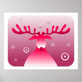 Póster Retro Rudolf