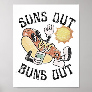 Póster Retro Saca Buns Fuera De Los Cables De Perro Calie