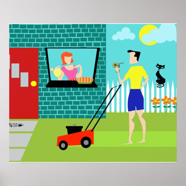 Póster Retro Saturday Morning Poster (Frente)