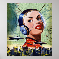 Retro Science Fiction Poster