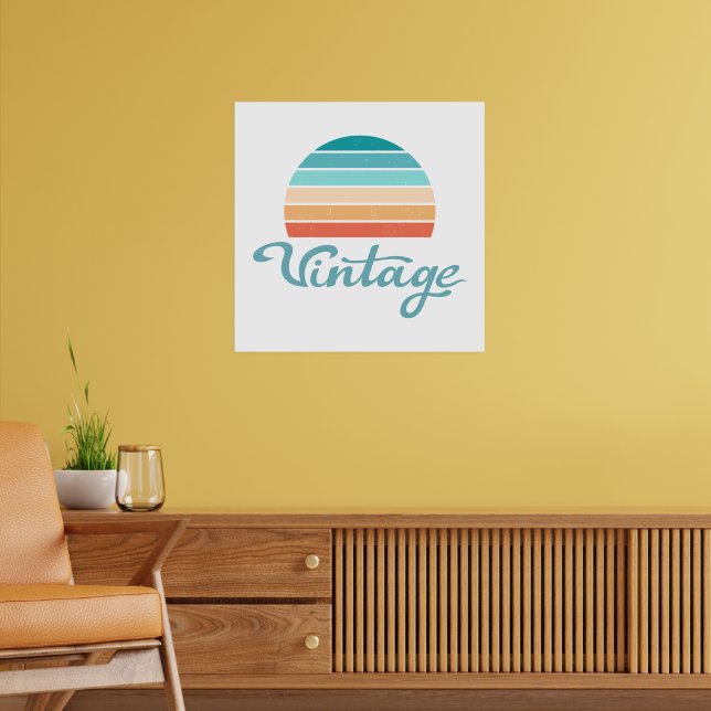 Póster Retro Sunset+Guión de época con problemas (Salón 2)