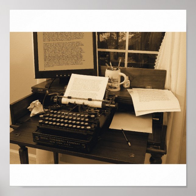 Póster Retro Tech (Frente)