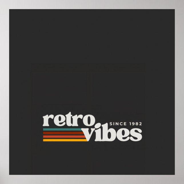 Póster retro vibes  (Frente)