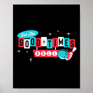 Póster Retro Vintage 50's 60's Bolos - Que Vengan Buenas
