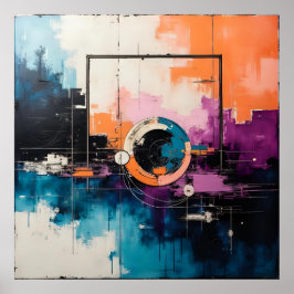 Póster Retro Wave Design 04 - Poster