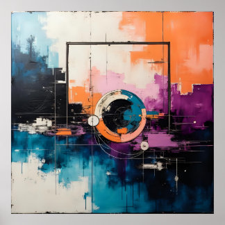 Póster Retro Wave Design 04 - Poster