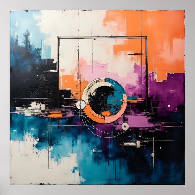 Póster Retro Wave Design 04 - Poster (Frente)