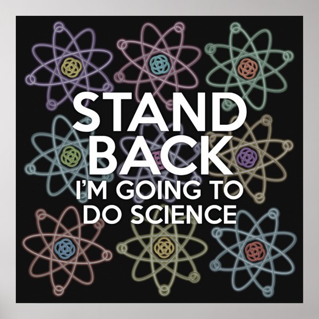 PÓSTER RETROCEDAN VOY A HACER CIENCIA (Frente)