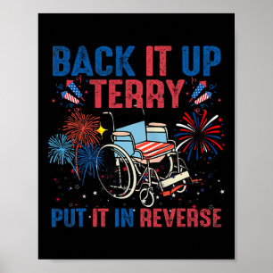 Póster Retrocede Terry Ponlo Al Revés Fuegos Artificiales