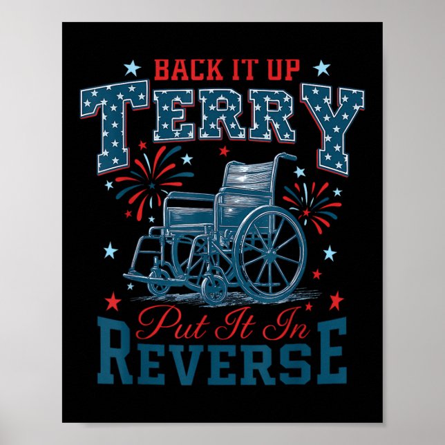 Póster Retrocede Terry Ponlo En Reversa Divertido 4 De Ju (Frente)