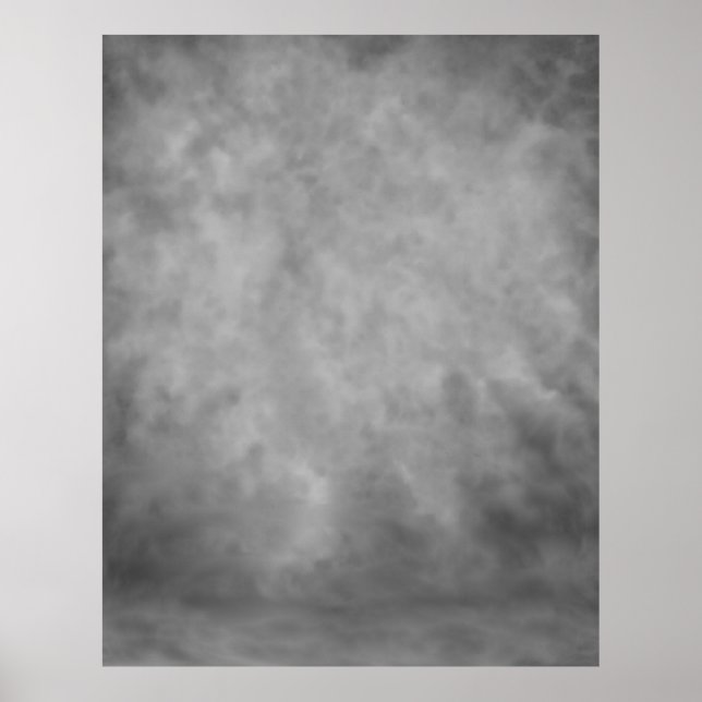 Póster RETROCESO DE FOTO COMPACTO - Niebla gris (Frente)