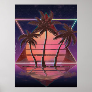Póster Retrowave