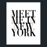 Póster Reúnete conmigo en Nueva York<br><div class="desc">Reúnete conmigo en Nueva York</div>