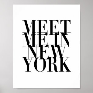 Póster Reúnete conmigo en Nueva York