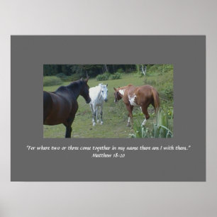 Póster Reunidos en su nombre