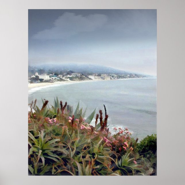 Póster Reuniendo tormenta costera (Frente)