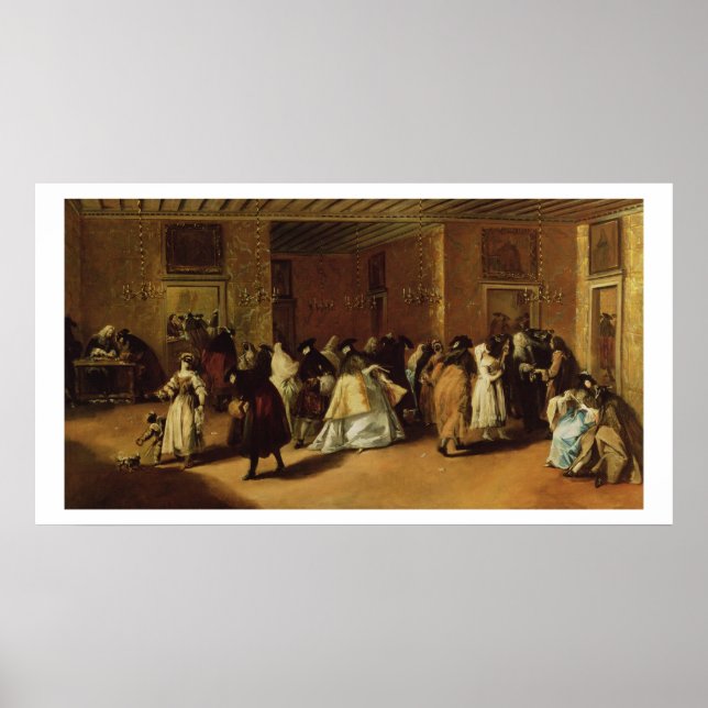 Póster Reunión con máscara (Frente)