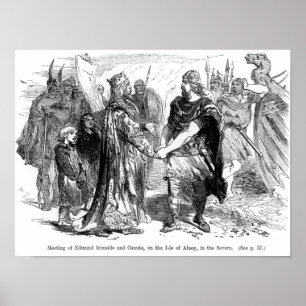 Póster Reunión de Edmund Ironside y Canute