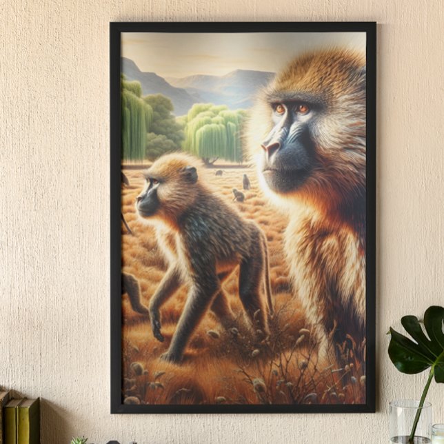 Póster Reunión de la familia Baboon: Un campo de armonía (Subido por el creador)