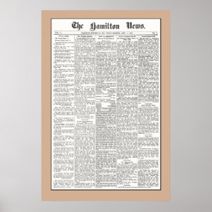 Póster Reunión de la familia Haughey - 8 sep. 1905, Brown