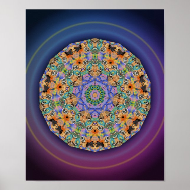 Póster Reunión de las guías espirituales - Tamaño de sele (Frente)