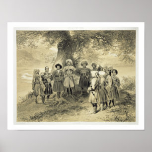 Póster Reunión de los Príncipes Tcherkesse, Valle de Sodj
