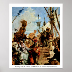 Póster Reunión de Marc Antonio y de Cleopatra