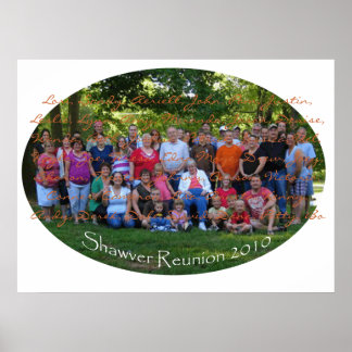 Póster Reunión de Shawver 2010, Lori, Sandy, Aeriell, Joh